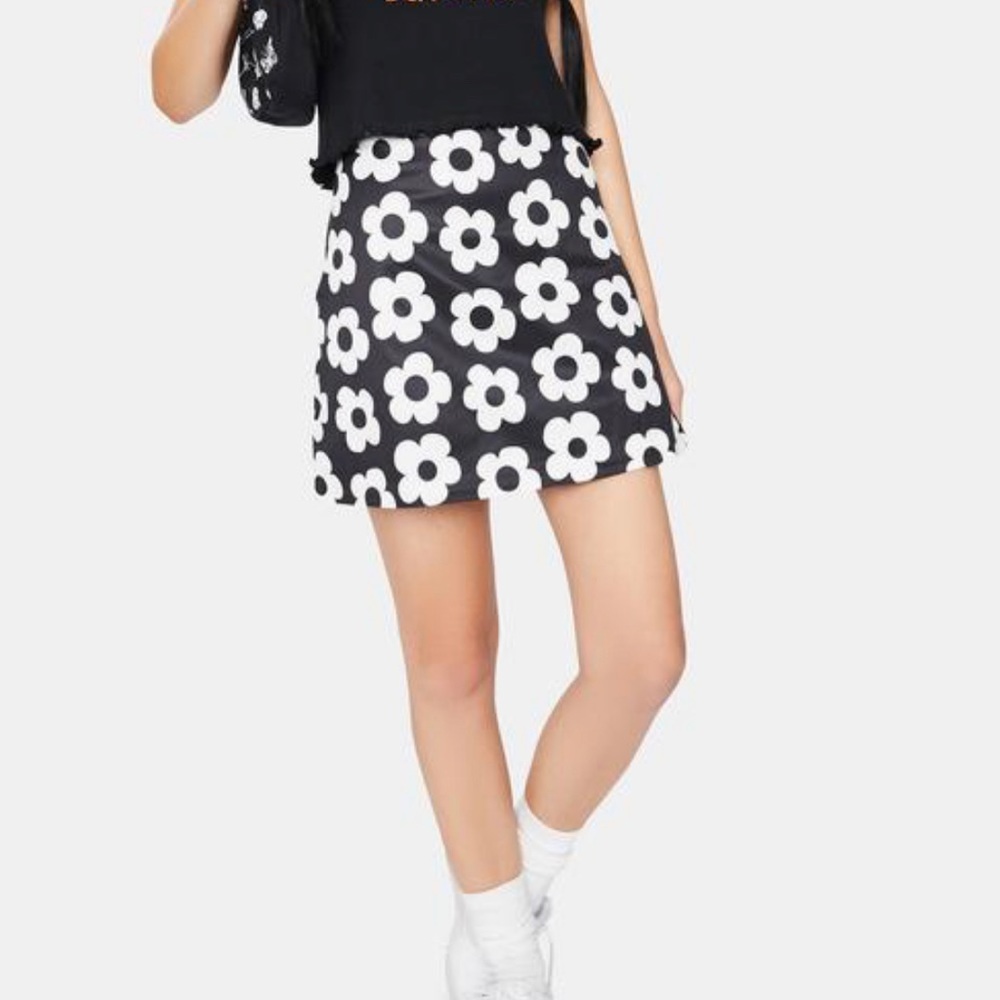 Flower Mini Skirt